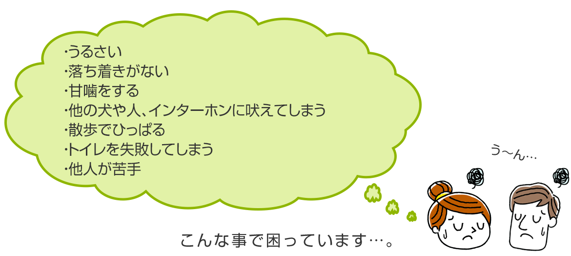 こんな事で困っています